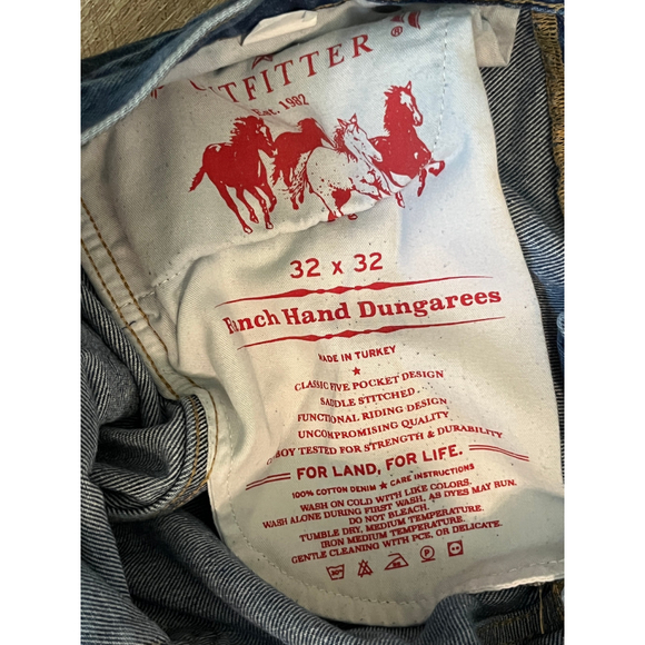 Men's Schaefer Outfitter Blue Straight Jeans Waist 32 - Picture 7 of 9